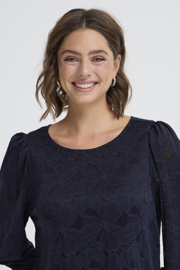 Mirabella lace dress donkerblauw of bruin