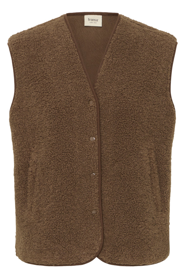 Gwynne waistcoat cocoa