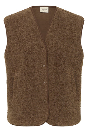 Gwynne waistcoat cocoa