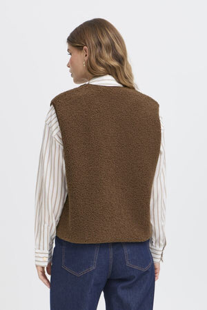 Gwynne waistcoat cocoa