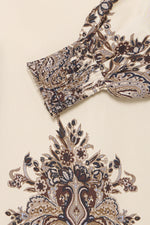 Adara blouse pumicestone paisley