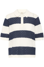 Vally polo navy blazer stripe