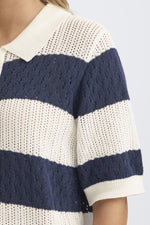 Vally polo navy blazer stripe