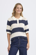 Vally polo navy blazer stripe