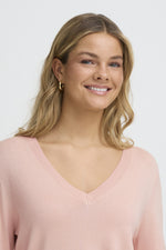 Mary pull v-hals rose smoke