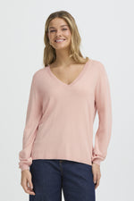 Mary pull v-hals rose smoke