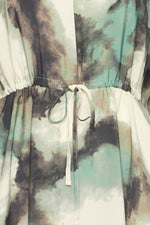 Ayla dress marble creme de menthe