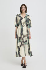 Ayla dress marble creme de menthe