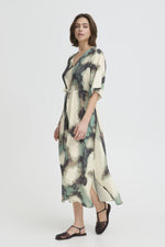 Ayla dress marble creme de menthe