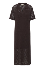 Jessica dress chocolate plum