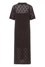 Jessica dress chocolate plum
