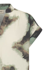 Ayla blouse marble creme de menthe