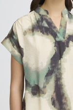 Ayla blouse marble creme de menthe
