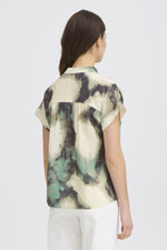 Ayla blouse marble creme de menthe