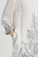 Adara dress desert sage paisley