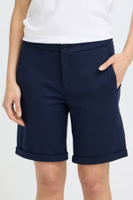 Blazer short tricot navy