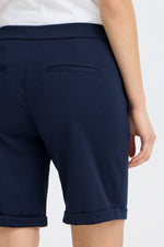 Blazer short tricot navy