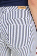 Ena short navy stripe