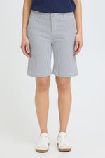 Ena short navy stripe