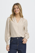 Kamilia blouse pink stripe