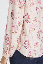 Kalia blouse orchid floral