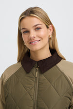 Adeline jacket grape leaf
