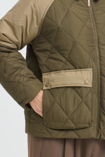 Adeline jacket grape leaf