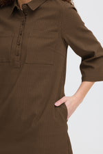 Ena dress rain drum stripe