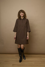 Ena dress rain drum stripe