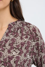Seen tee port royale/brown