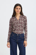 Seen tee port royale/brown