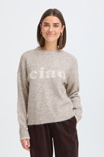 Florence pull lichtbruin of donkerblauw