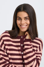 Idaa cardigan port royale stripe