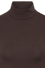 Pamila roll neck souspull zwart of bruin