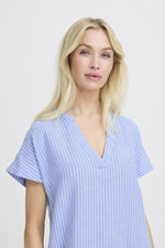 Falakka v-neck dress della robia blue (laatste: 38!)