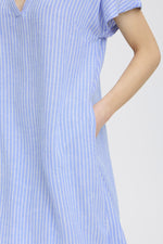 Falakka v-neck dress della robia blue (laatste: 38!)