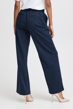 Rizetta wide pants donkerblauw