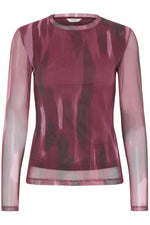 Paloma mesh top port royale blur