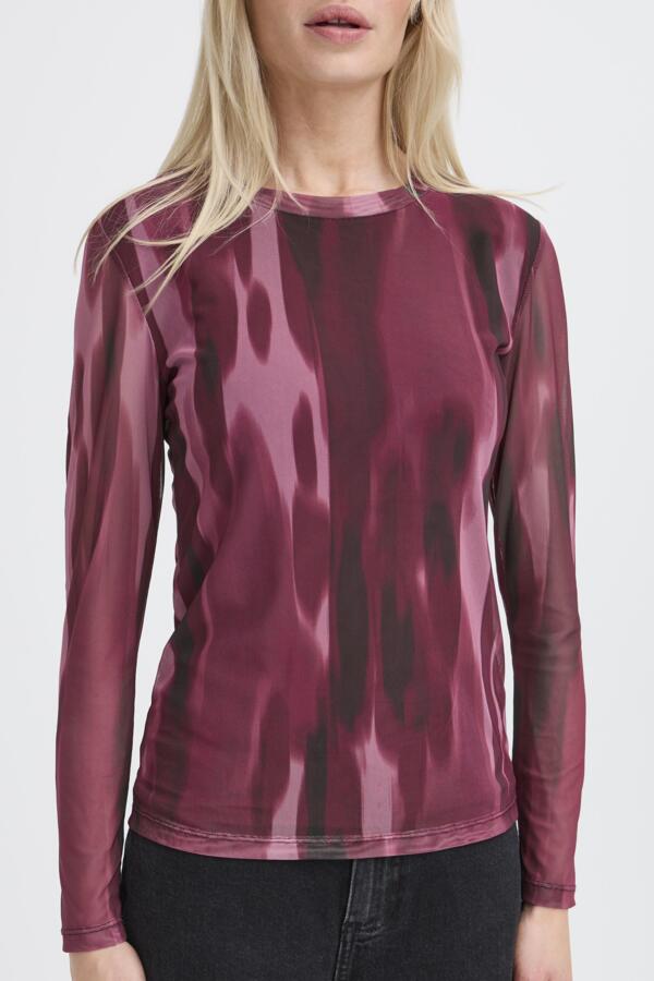 Paloma mesh top port royale blur