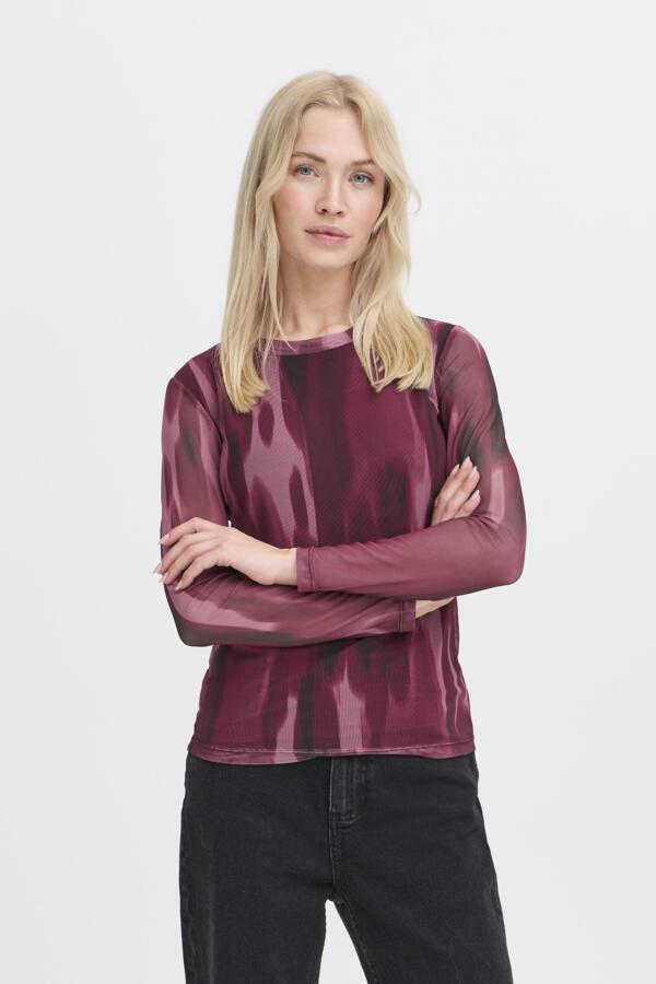 Paloma mesh top port royale blur