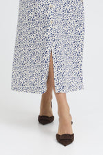 Falakka button skirt medieval blue