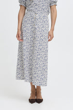 Falakka button skirt medieval blue