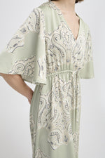 Jannike dress tea paisley