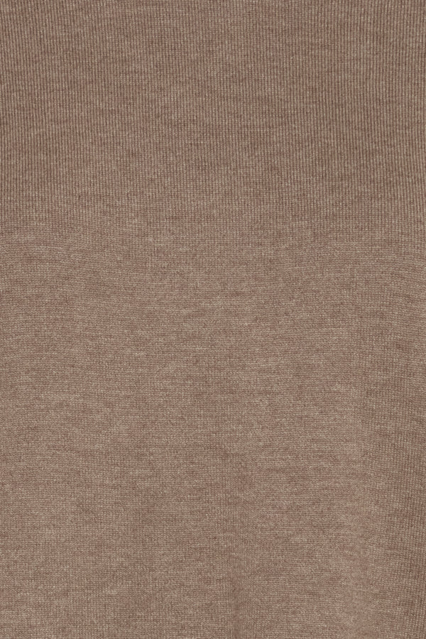 Morla SS jumper walnut melange