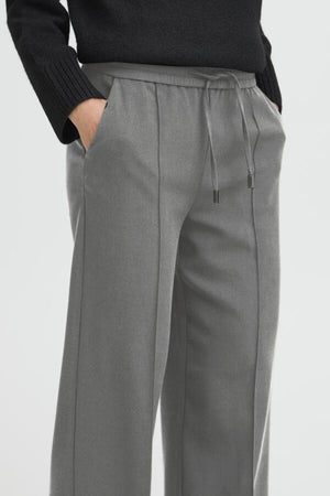 Encore pant mid grey melange