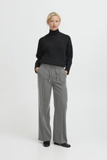 Encore pant mid grey melange