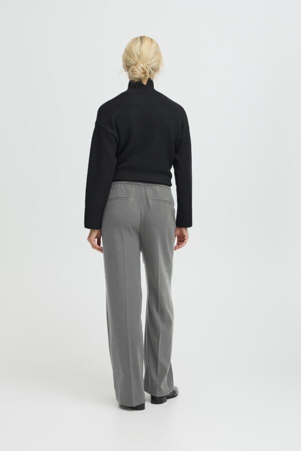 Encore pant mid grey melange