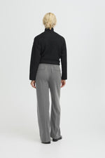 Encore pant mid grey melange