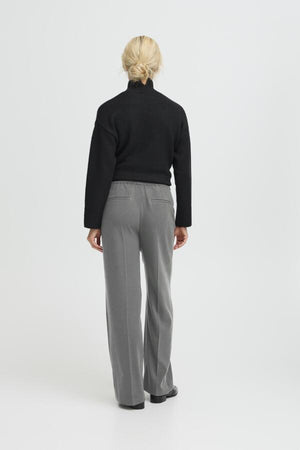 Encore pant mid grey melange