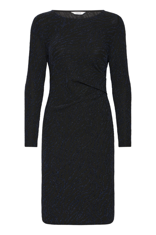 Utta pleat dress evening blue